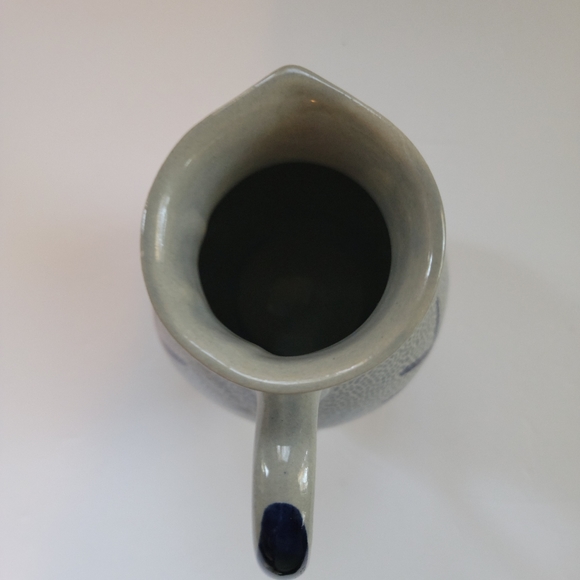 Staffel Stoneware W Germany Colbalt Blue Salt Glazed 8 inch Pitcher - Picture 6 of 7